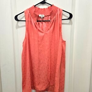 Chenaulte Coral Sleeveless Top